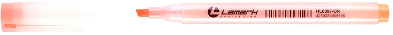 Маркер текстовой оранжевый 4мм LAMARK, арт. HL0097-OR