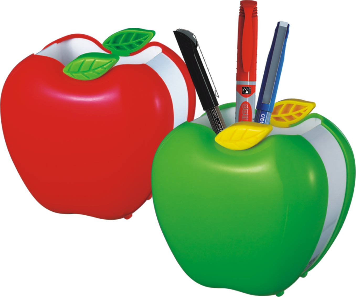 Подставка для письменных принадлежностей DELI Яблоко ассорти, арт. Е9139