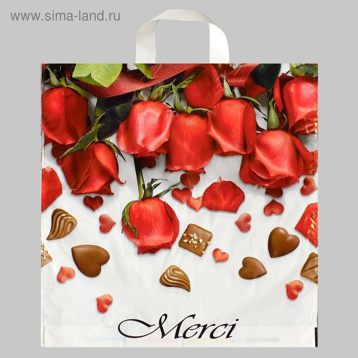Пакет полиэтиленовый 38*42 ИНТЕРПАК Merci, арт. 2366830