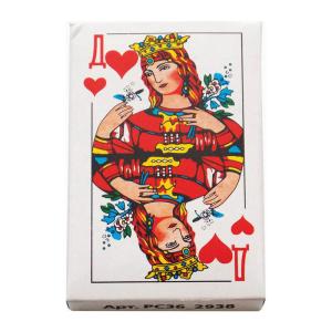 Карты игральные 36шт/упак пластиковое покрытие ARTSPACE, арт. PC36_2938