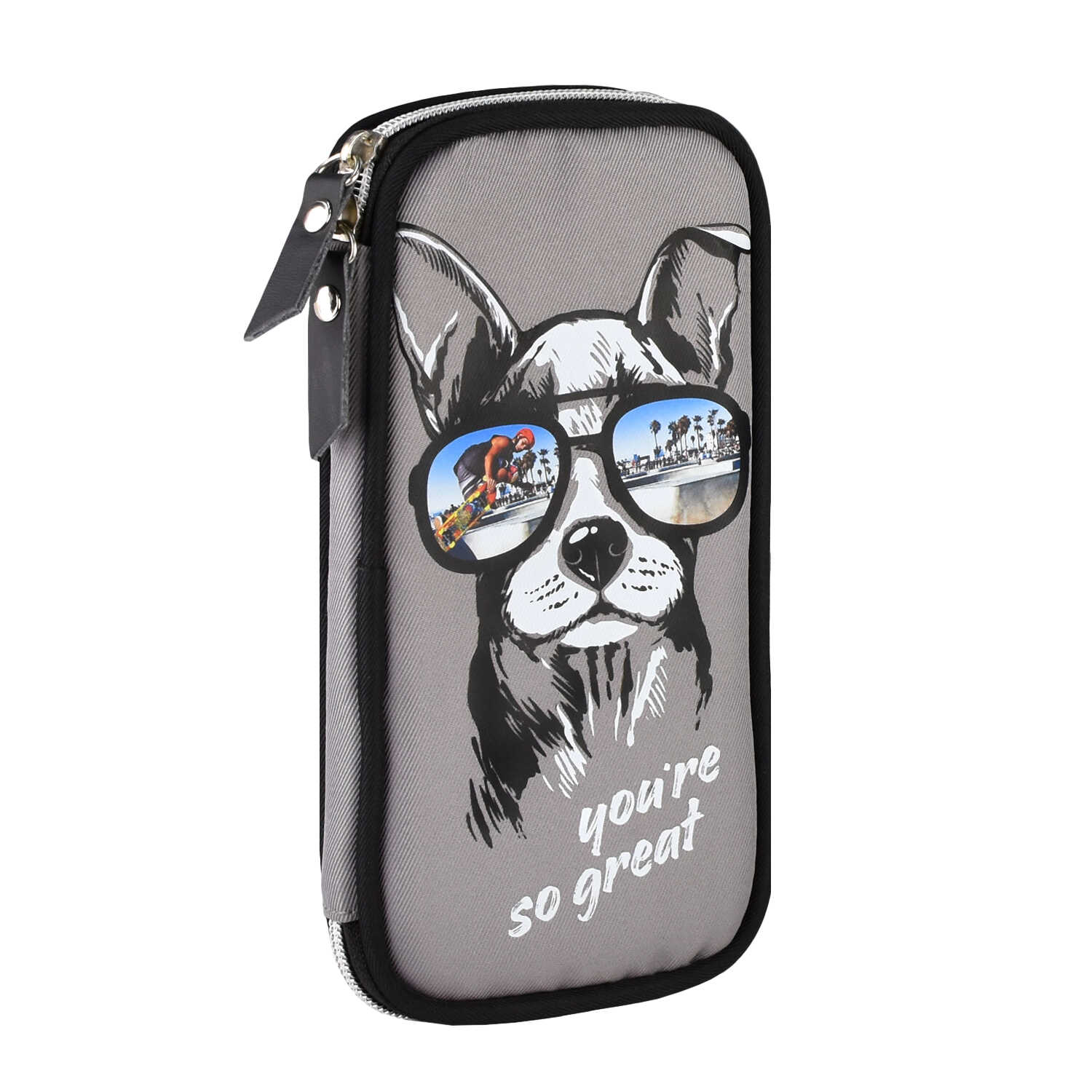 Пенал 1 отделение ФЕНИКС Будь собой, арт. 62045