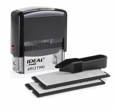 Штамп самонаборный  5стр 58*22 TRODAT IDEAL TYPO с двумя кассами ассорти, арт. 4913/168226/125428