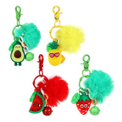 Брелок CLIP STUDIO Вкусный помпон искусственный мех с карабином ассорти, арт. 095-026