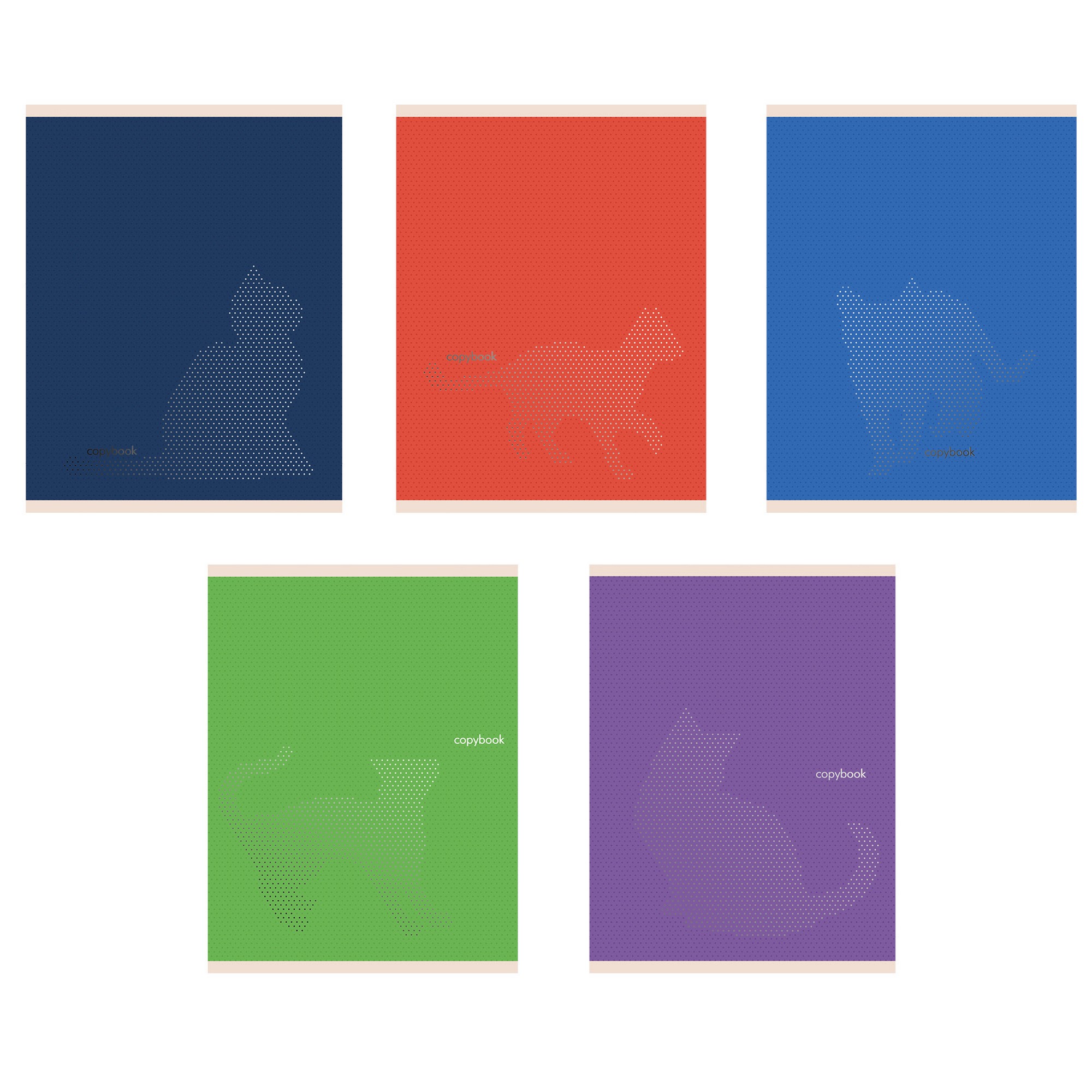 Тетрадь А5 96л клетка UNNIKA Сияющие кошки ассорти, арт. ТФ966265