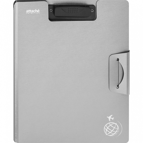 Папка с мультифорами 20стр ATTACHE VOYAGE Selection серебро, арт. 319799