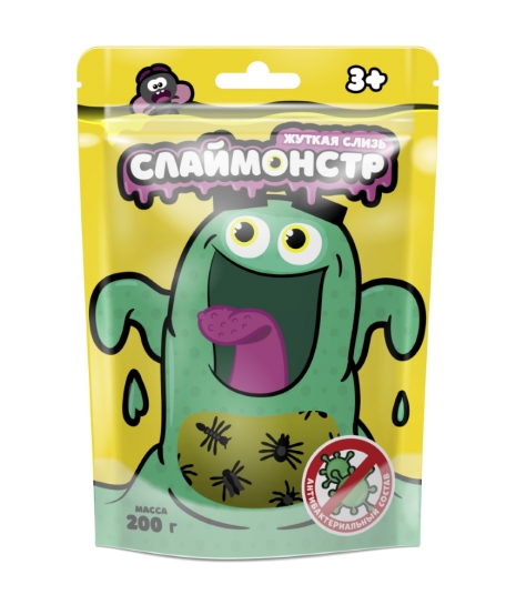 Игрушка Слайм Слаймонстр SLIME желтый 200гр, арт. SM200-03