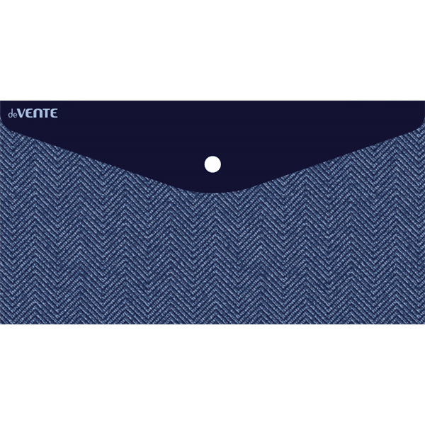 Папка конверт на кнопке 260*140 deVENTE Weave, арт. 3079085