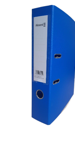 Папка с арочным механизмом А4+ 7,5см Askent с метал уголком синий, арт. ZW1031-1-blue