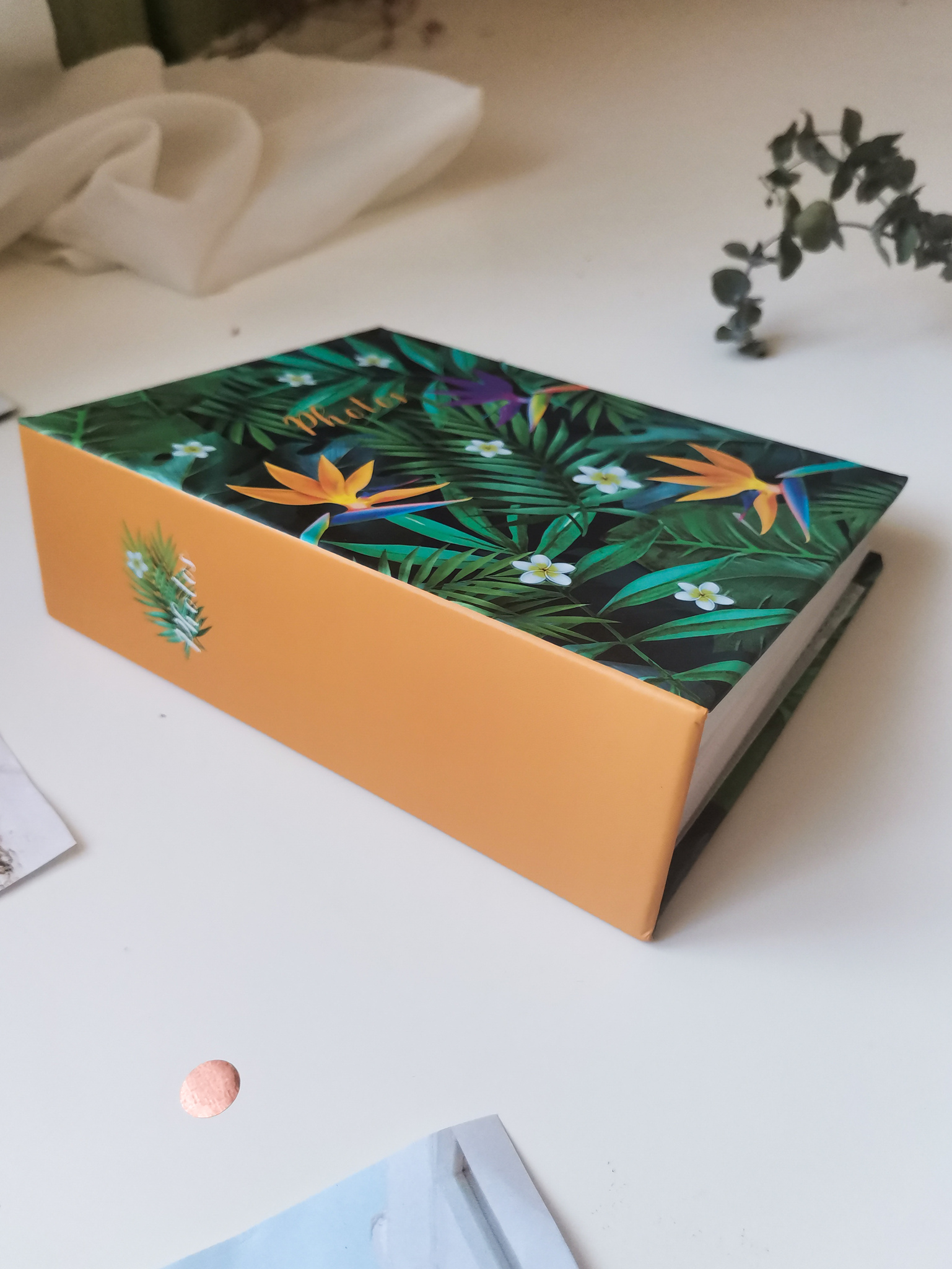 Фотоальбом 10*15 100ф ПОЛИНОМ Belle Fleur Райский цветок, арт. FA 100.008-1