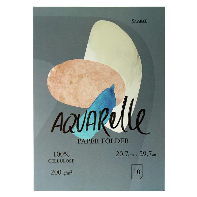 Папка для акварели А4 10л 200г/м2 KROYTER Проф, арт. 00076