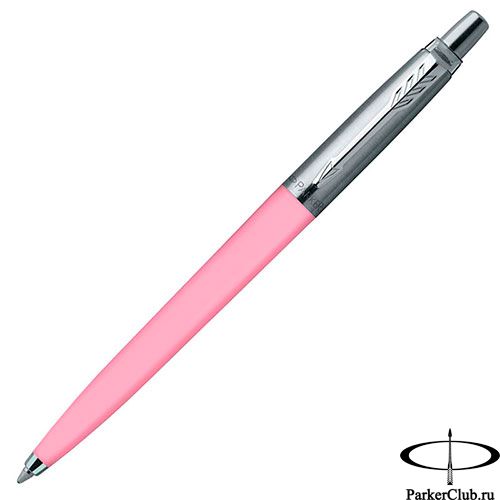 Ручка подарочная шариковая автоматическая синяя PARKER Jotter Original K60 Baby Pink СT корпус розовый/хром в блистере, арт. 2123469