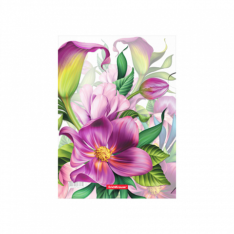 Папка уголок жесткий А4 160мкр ЕRICH KRAUSE Tropical Flowers, арт. 55311