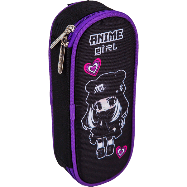 Пенал 1 отделение deVENTE Anime Girl, арт. 7023432