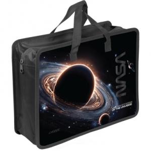 Папка для тетрадей А4 на молнии c ручками deVENTE Darkness of the Universe дно с расширением до 10см, арт. 8057605