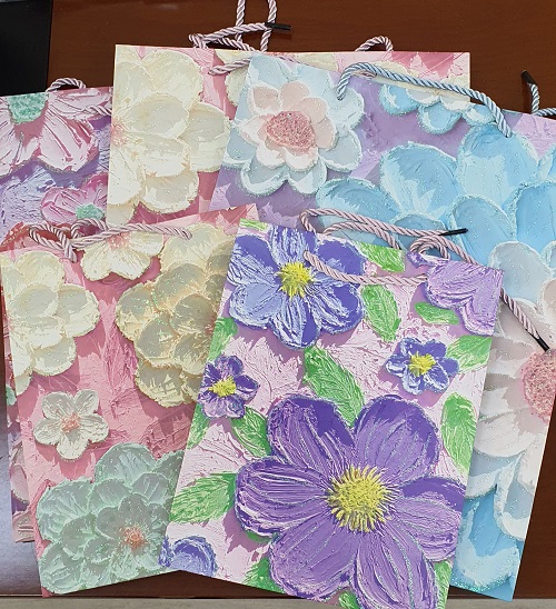 Пакет подарочный 19,5*23,5 MC BASIR Цветы ассорти , арт. MC-6342