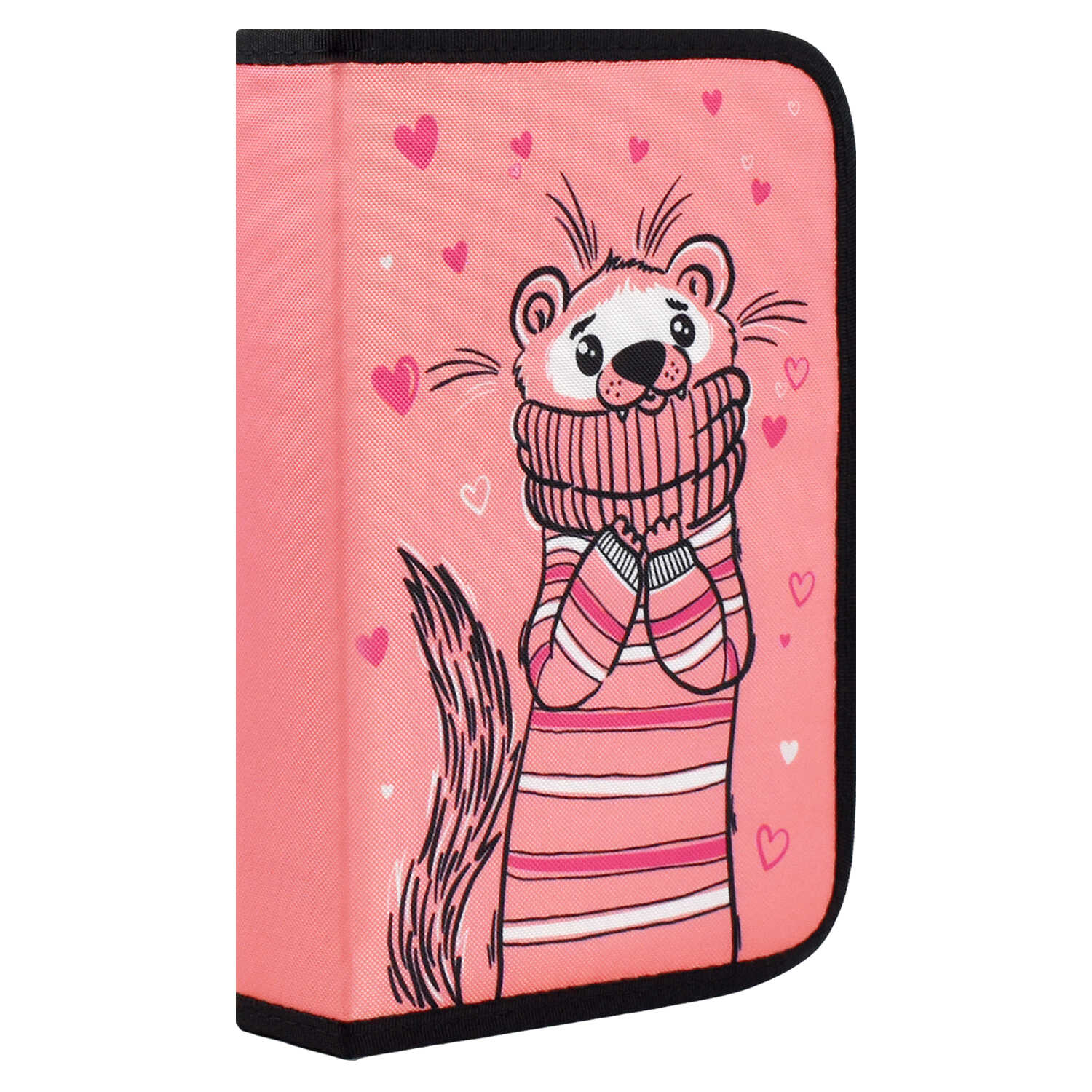 Пенал 1 отделение ФЕНИКС Хорек с откидной планкой, арт. 53965