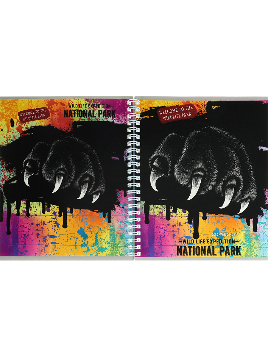 Тетрадь А5 96листов клетка спираль ПРОФ-ПРЕСС Красивые и дикие, арт. 96-3124