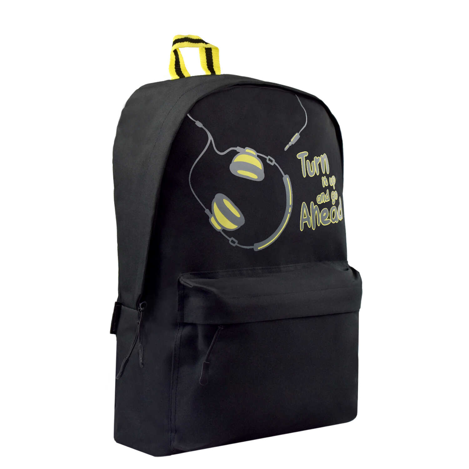 Рюкзак школьный ФЕНИКС Наушники мягкая уплотненная спинка, арт. 53678