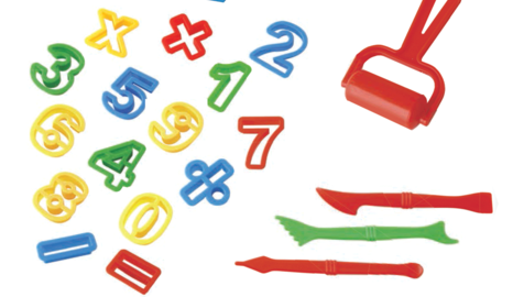 Набор формочек для пластилина 19шт Magic Numbers ERICH KRAUSE, арт. 