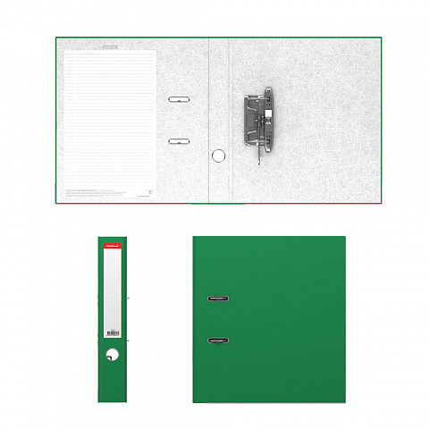 Папка с арочным механизмом А4 5см ERICH KRAUSE Стандарт зеленая, арт. 275/697