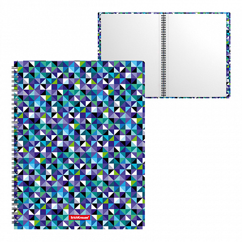 Папка с мультифорами 40стр ERICH KRAUSE Cubes на спирали, арт. 52773