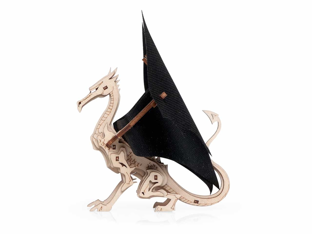 Конструктор деревянный LEMMO Дракон 25 дет, арт. 0214