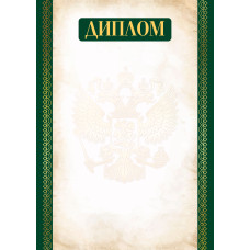 Диплом 9311 КВАДРА с Российской символикой, арт. 9311