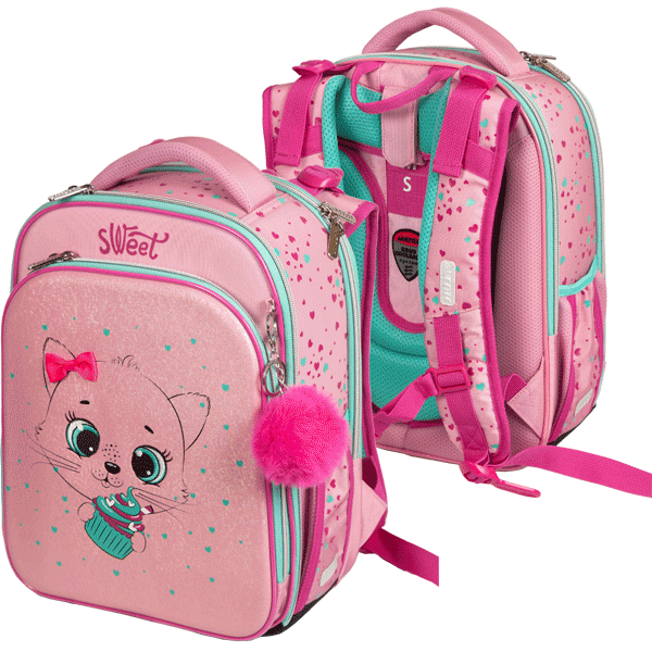 Рюкзак школьный deVENTE Premier Sweet Kitty каркасный ортопедическая спинка, арт. 7033247