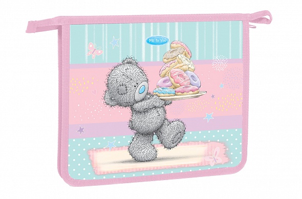 Папка для тетрадей А5 на молнии 1 отделение ХАТБЕР MetoYou ассорти, арт. AMc_62061