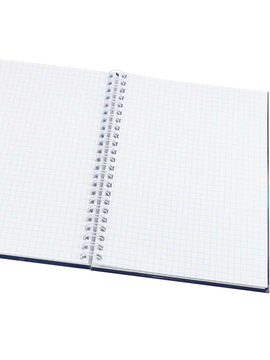 Записная книжка А5 80л клетка спираль ПРОФ-ПРЕСС Ночной спорткар твердая обложка, арт. 80-1368