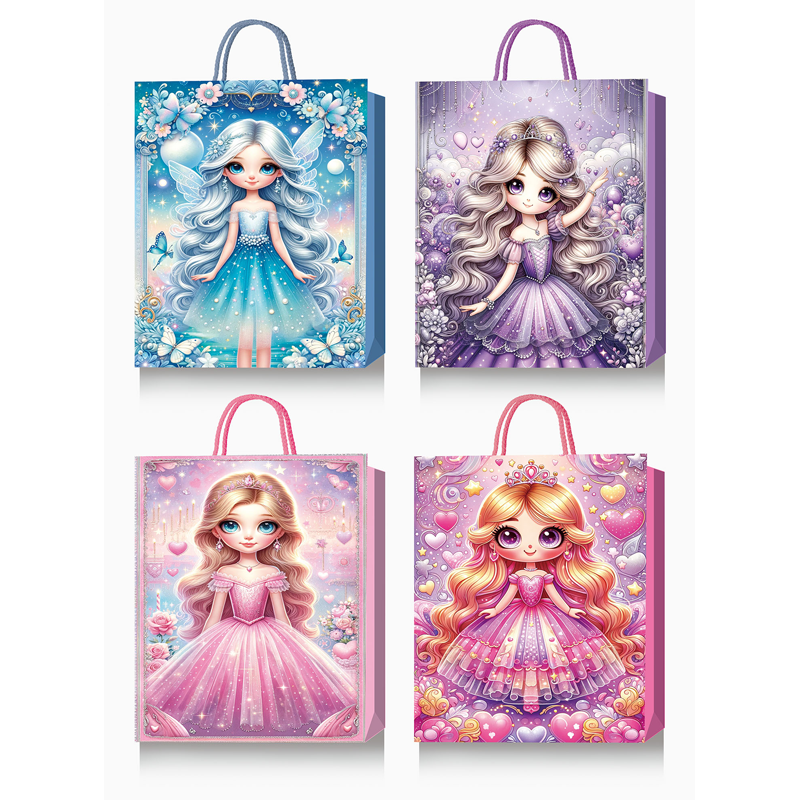 Пакет подарочный 26*32 deVENTE Принцессы ассорти , арт. 9041433