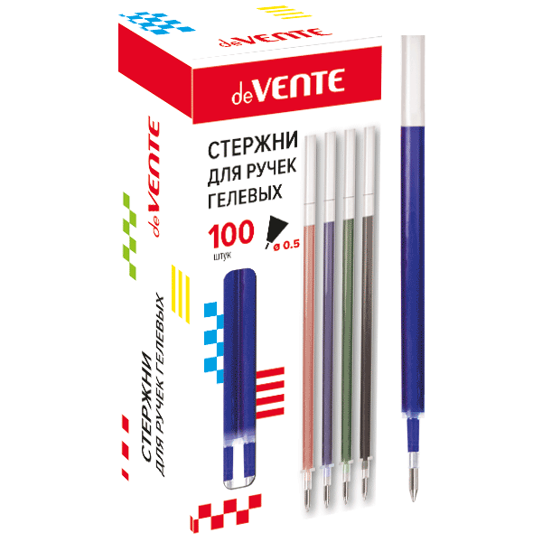 Стержень гелевый синий 130мм 0,5/0,5 deVENTE , арт. 5053700