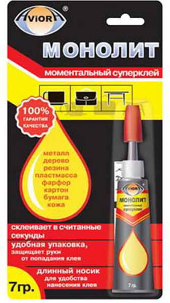 Клей супер 3г Монолит, арт. 403-001