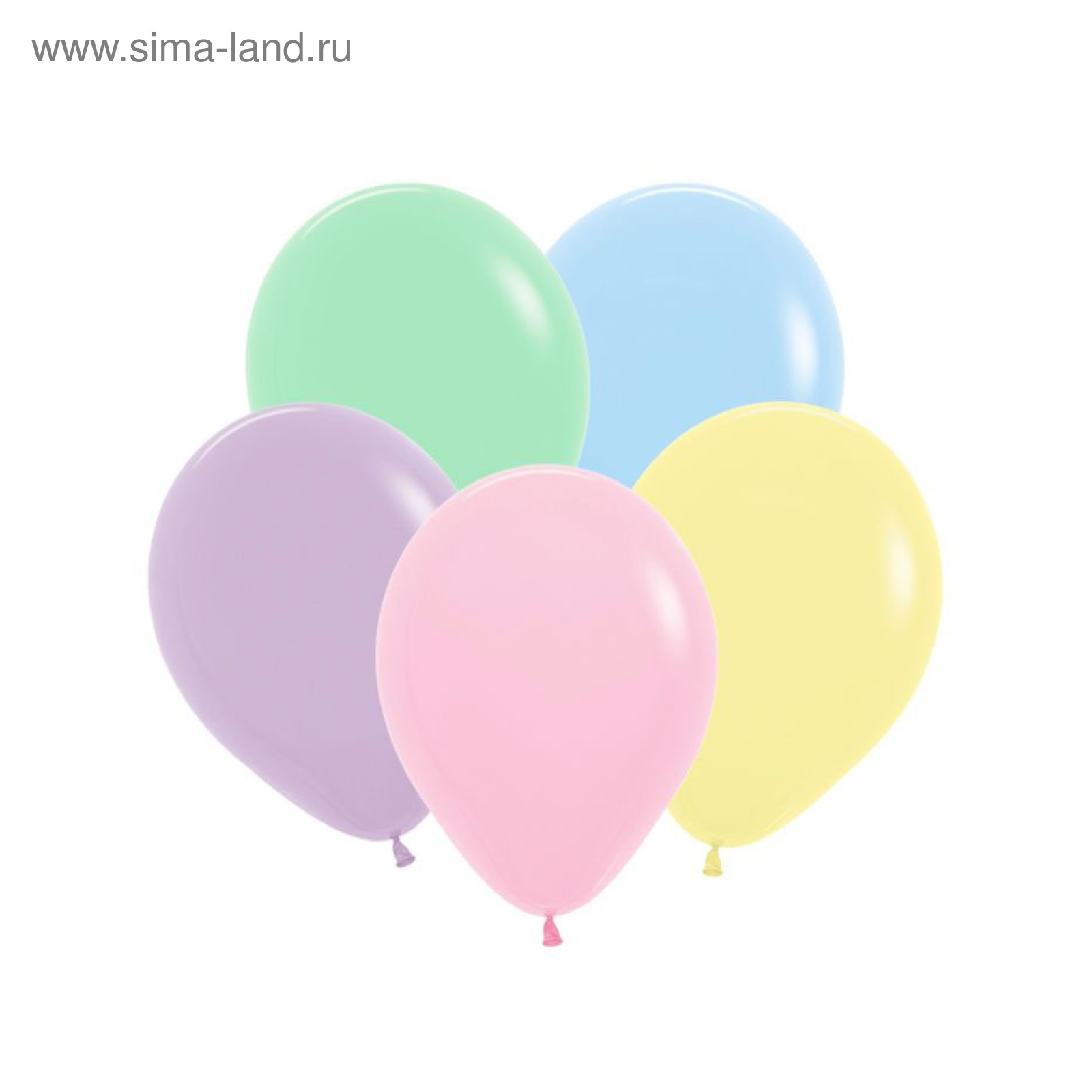 Шар латексный 12"(30см) Пастель SEMPERTEX ассорти, арт. 4154417/112600