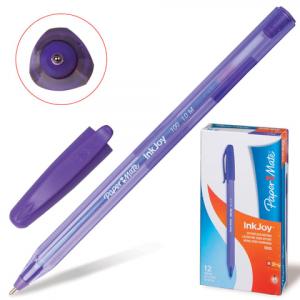 Ручка шариковая PAPER MATE InkJoy 100 узел 1,2 корпус тонированный фиолетовый трехгранная фиолетовая, арт. S0977330 на сайте «КанцМаркет» Ручка шариковая PAPER MATE InkJoy 100 узел 1,2 корпус тонированный фиолетовый трехгранная фиолетовая, арт. S0977330