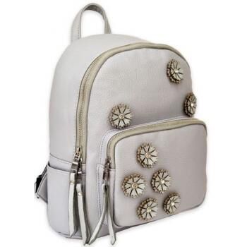 Рюкзак молодежный ФЕНИКС Серые цветы , арт. 46392