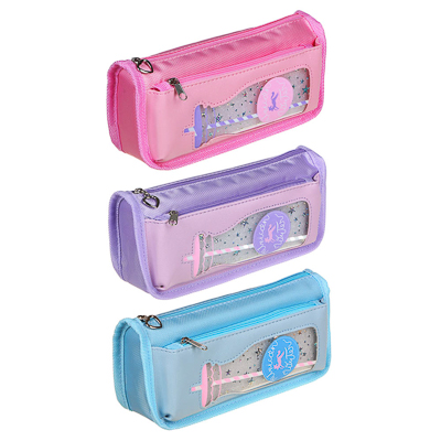 Пенал 1 отделение CLIP STUDIO Unicorn wuter с карманом ассорти, арт. 238-332