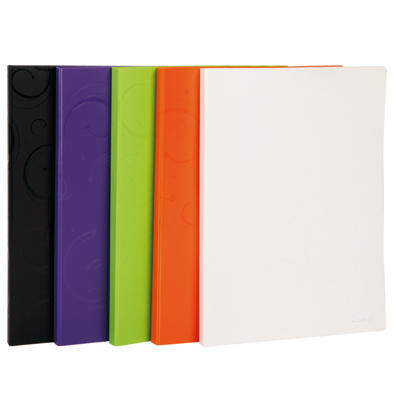 Папка с мультифорами 40стр COMIX Melody+карман черная, арт. А1543