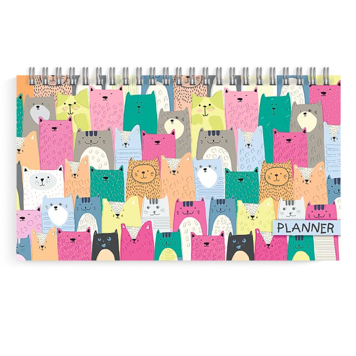 Планинг недатированный 165*85 ФЕНИКС Цветные котики, арт. 50692