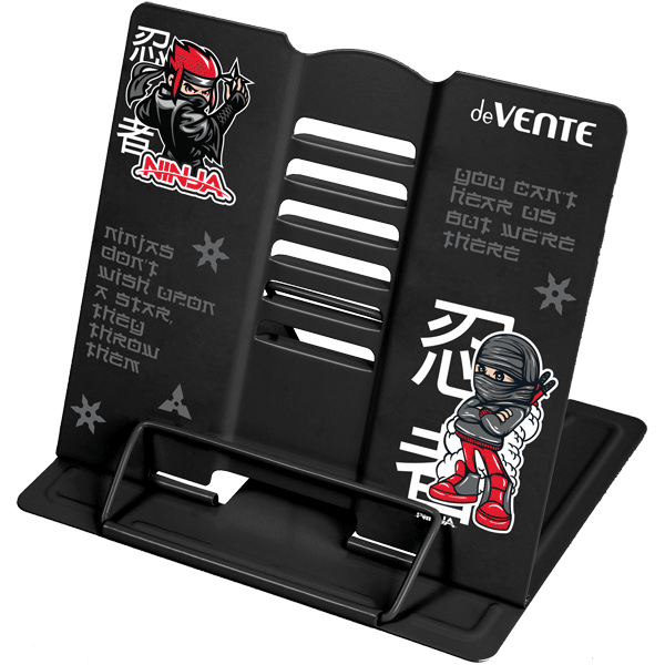 Подставка для книг с упором металлическая deVENTE Ninja 154*152мм, арт. 8063321