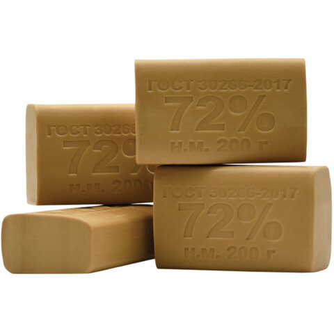 Мыло хозяйственное 200г 72% ММЗ Эконом без упаковки, арт. 607639