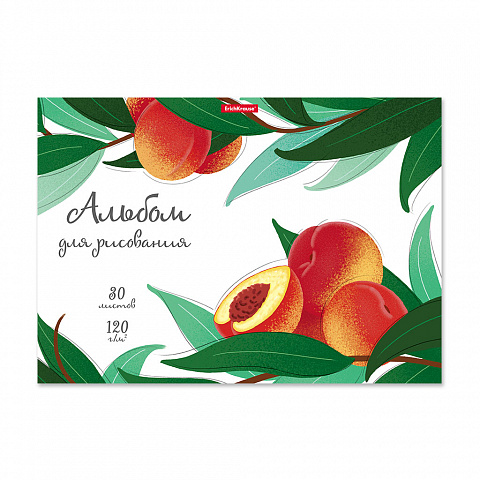 Альбом для рисования 30л склейка ERICH KRAUSE Juicy Fruits, арт. 58561