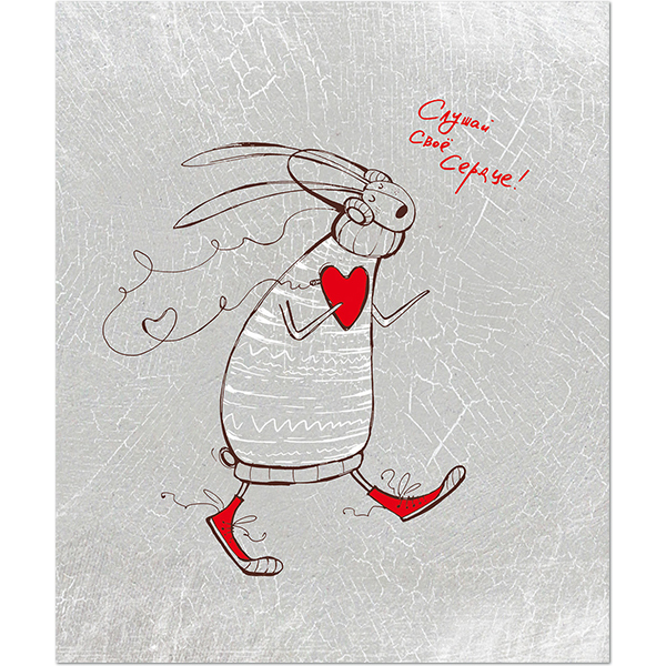 Тетрадь А5 48л клетка ПОЛИНОМ Парад зайцев ассорти, арт. 3212