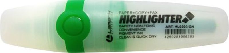 Маркер текстовый зеленый 5мм LAMARK, арт. HL0305-GN