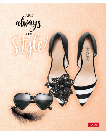 Тетрадь А5 48л клетка ХАТБЕР Всегда на стиле ассорти, арт. 48Т5блВ1