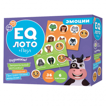 Игра настольная Лото EQ Эмоции ГЕОДОМ, арт. 8694