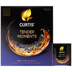 Чай черный CURTIS Tender Moments Ежевика/Мята 100пак, арт. 622788/102121