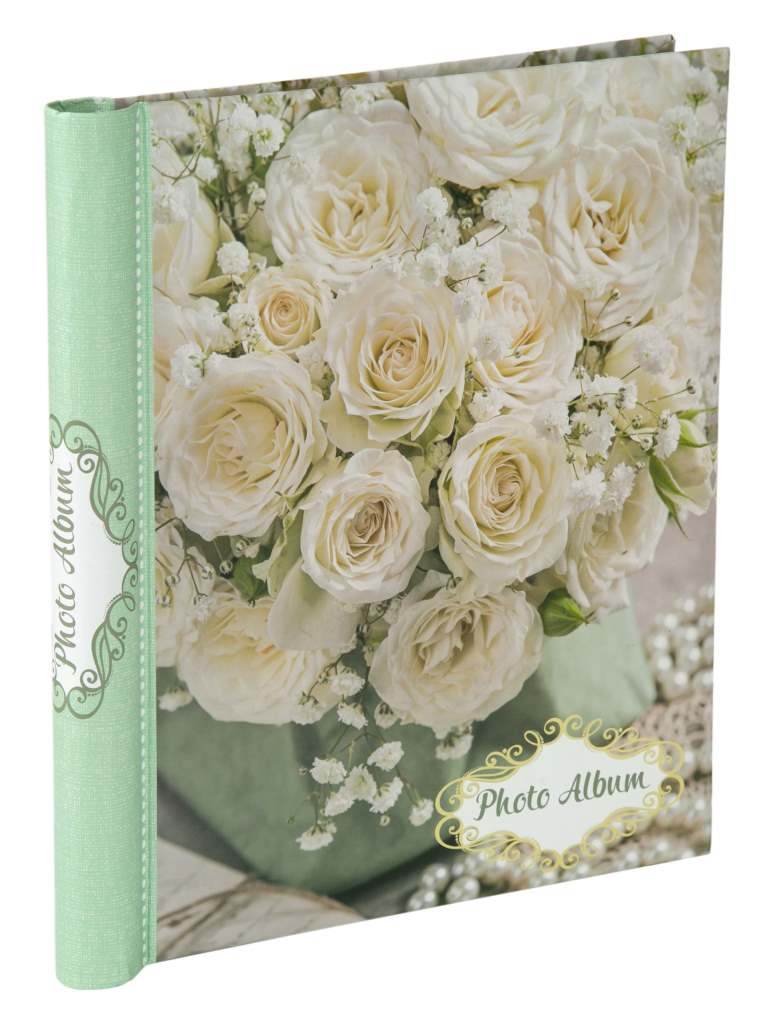 Фотоальбом 29*24,5 20л магнитный ФЕНИКС Белые розы , арт. 81303