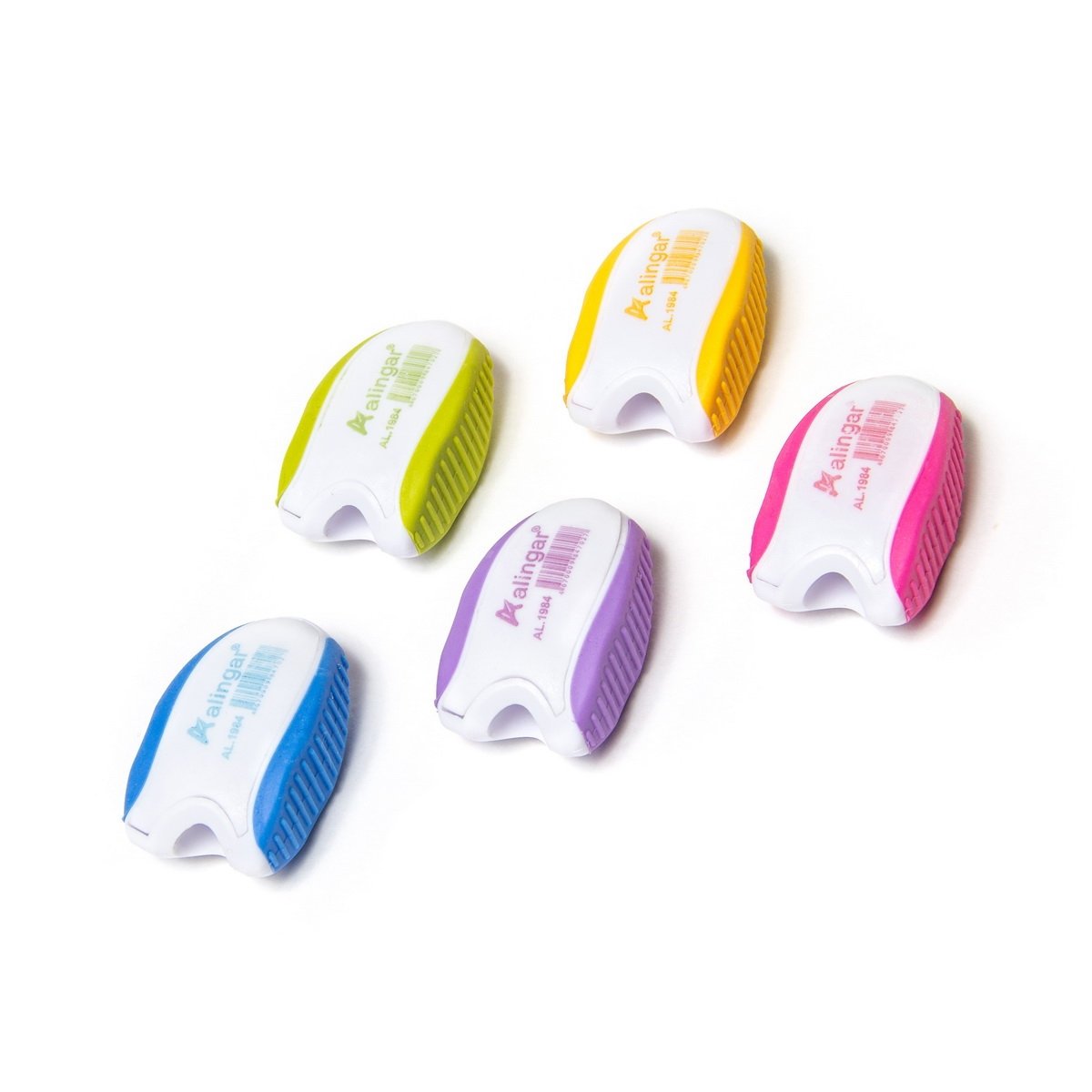 Точилка+ластик ALINGAR ассорти, арт. AL-1984