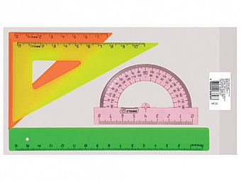 Геометрический набор 4 предмета СТАММ Neon малый цветной, арт. НГ12